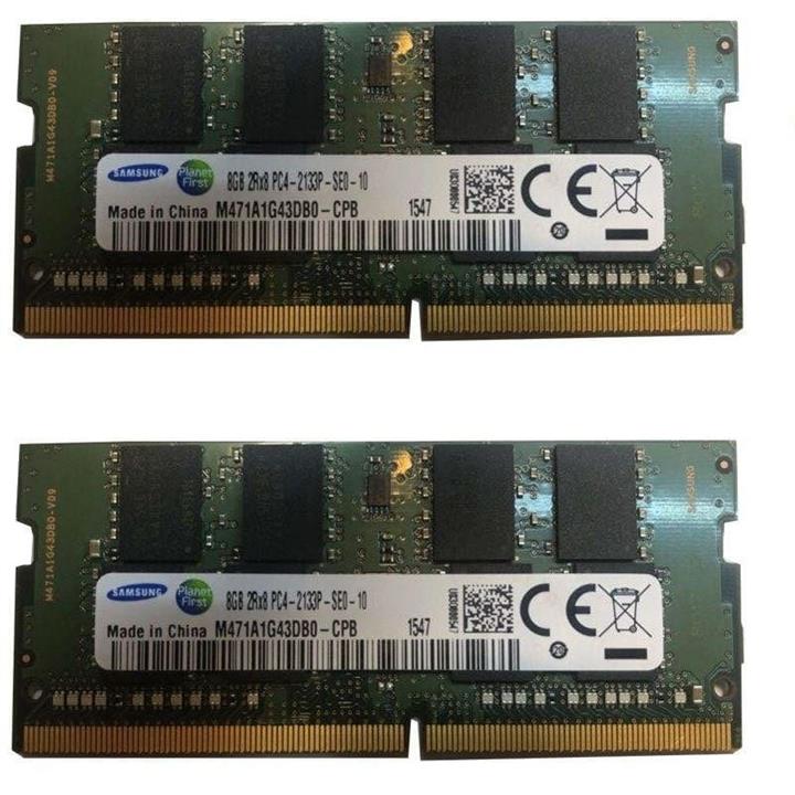 رم لپ تاپ DDR4 دو کاناله 2133 مگاهرتز سامسونگ مدل M471A1G43DB0 ظرفیت 16 گیگابایت