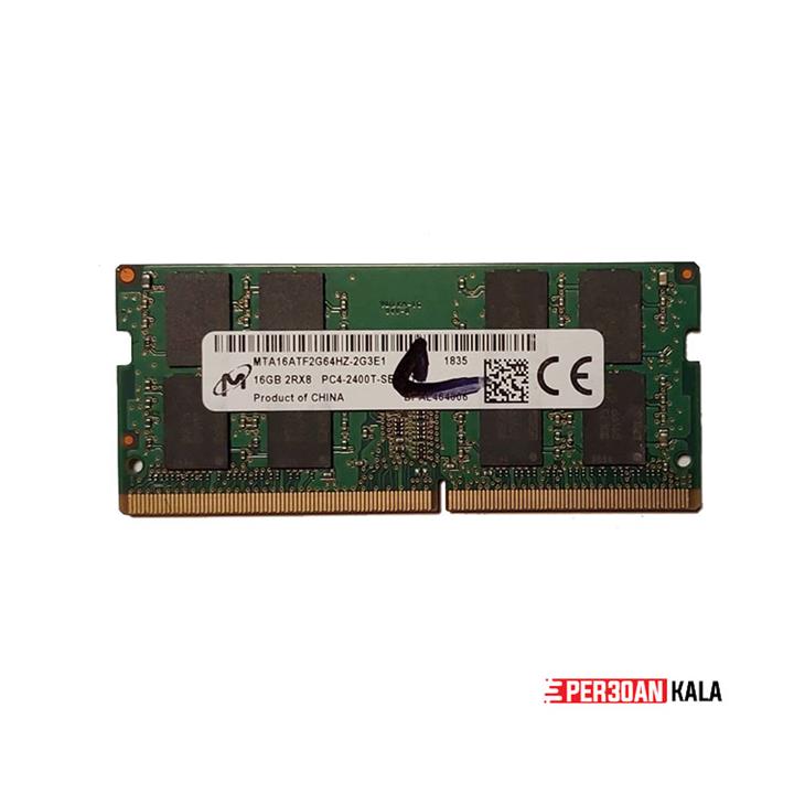 رم لپ تاپ DDR4 تک کاناله 2400 مگاهرتز CL17 میکرون مدل PC4-19200 ظرفیت 16 گیگابایت