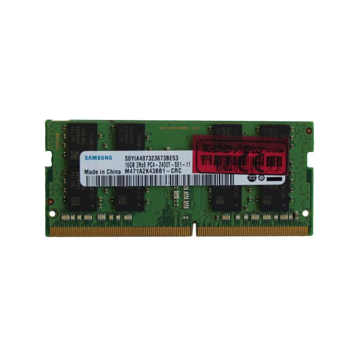 رم لپ تاپ DDR4 تک کاناله 2400 مگاهرتز CL17 سامسونگ مدل PC4-19200 ظرفیت 16 گیگابایت -