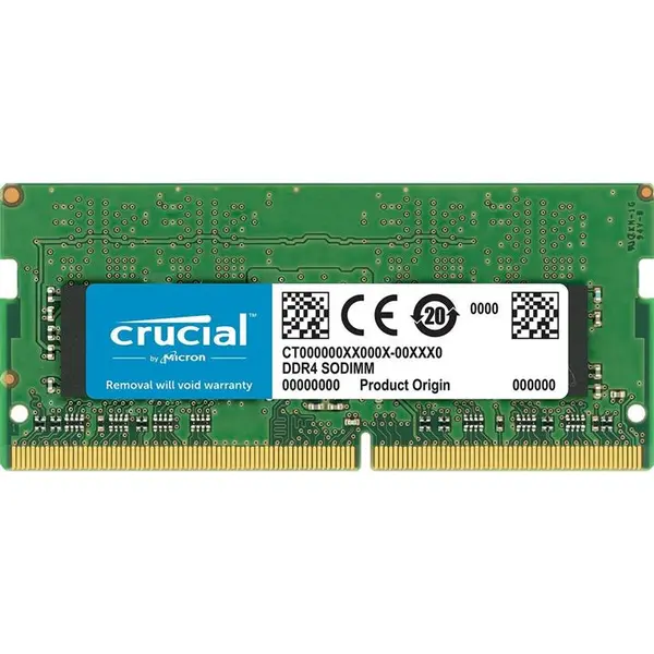 رم لپ تاپ DDR4 تک کاناله 2400 مگاهرتز CL17 کروشیال ظرفیت 16 گیگابایت Crucial DDR4 2400MHz CL17 Single Channel Laptop RAM - 16GB - 5