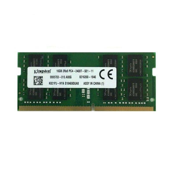 رم لپ تاپ DDR4 تک کاناله 2400 مگاهرتز CL17 کینگستون مدل K821PJ-HYA ظرفیت 16 گیگابایت -