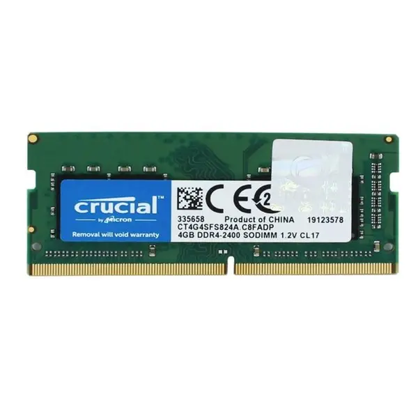 رم لپ تاپ کروشیال مدل DDR4 ، 2400MHZ ظرفیت 4 گیگابایت Ram Laptop Crucial DDR4 2400MHZ Sodimm Ram 4GB