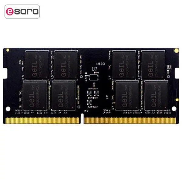 رم لپ تاپ گیل مدل DDR4 2400MHz ظرفیت 4 گیگابایت Geil CL16 DDR4 2400MHz Notebook Memory - 4GB
