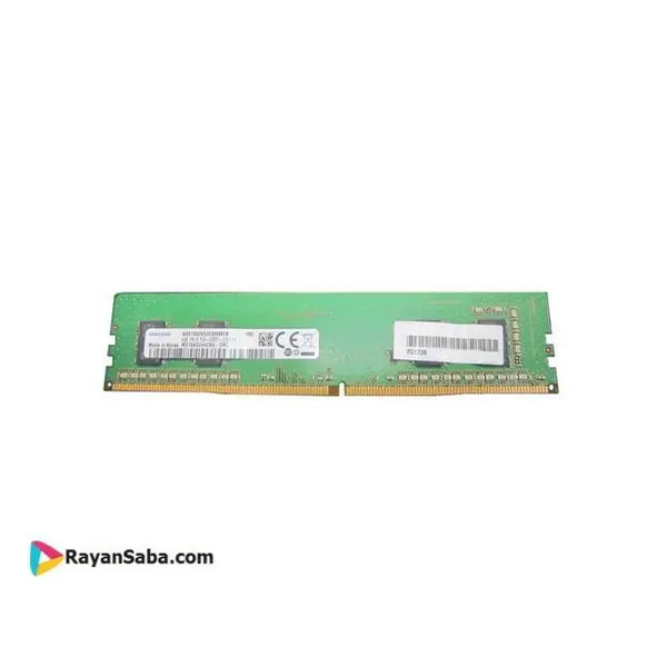 رم لپ تاپ سامسونگ مدل DDR4 2400 Mhz SODIMM ظرفیت 4 گیگابایت Samsung DDR4 2400 MHz SODIMM RAM - 4GB - 2