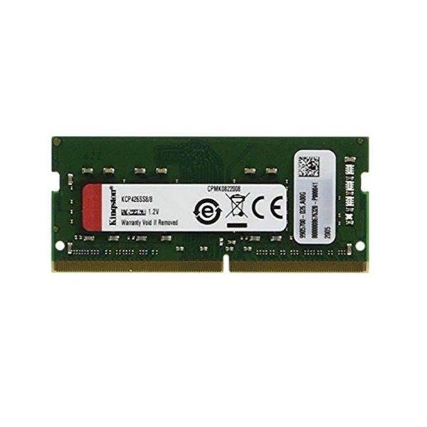 رم لپتاپ DDR4 تک کاناله 2666 مگاهرتز CL19 کینگستون مدل KCP426SS8 ظرفیت 16 گیگابایت -