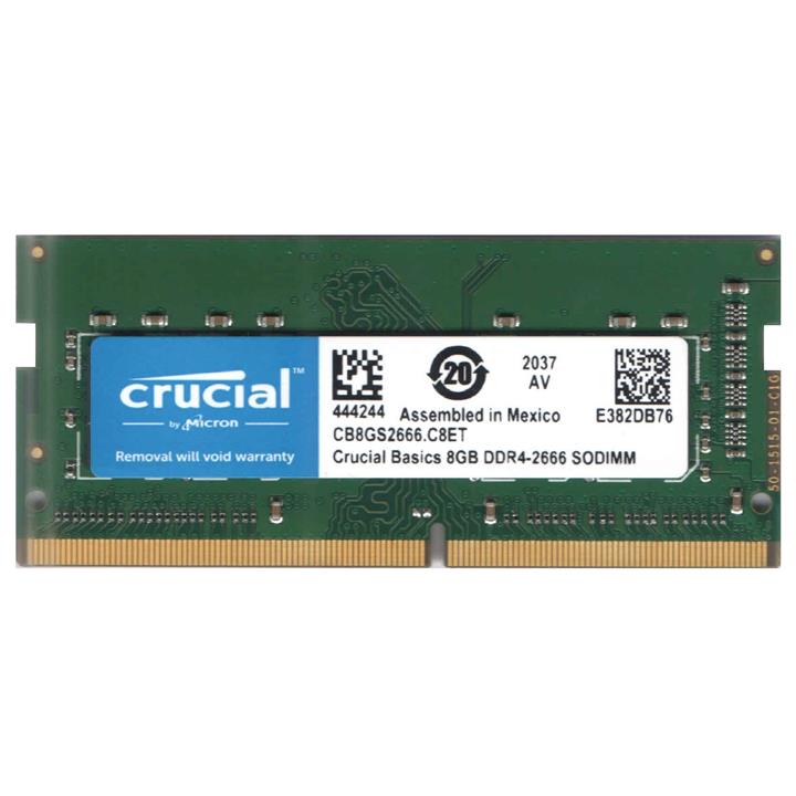 رم لپ تاپ DDR4 تک کاناله 2666 مگاهرتز CL19 کروشیال مدل 444244 ظرفیت 8 گیگابایت Crucial CB8GS2666 8GB DDR4 2666MHz