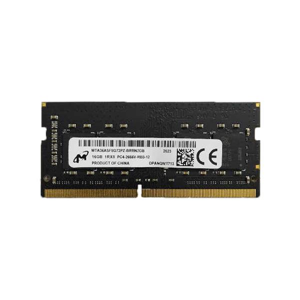 رم لپ تاپ DDR4 دوکاناله 2666 مگاهرتز CL19 میکرون مدل 66 ظرفیت 16 گیگابایت