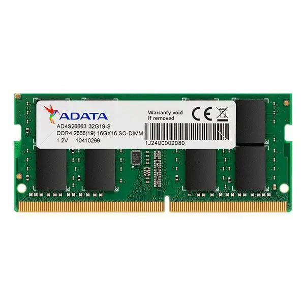 رم لپ تاپ DDR4 تک کاناله 2666 مگاهرتز CL19 ای دیتا مدل Premier ظرفیت 32 گیگابایت -
