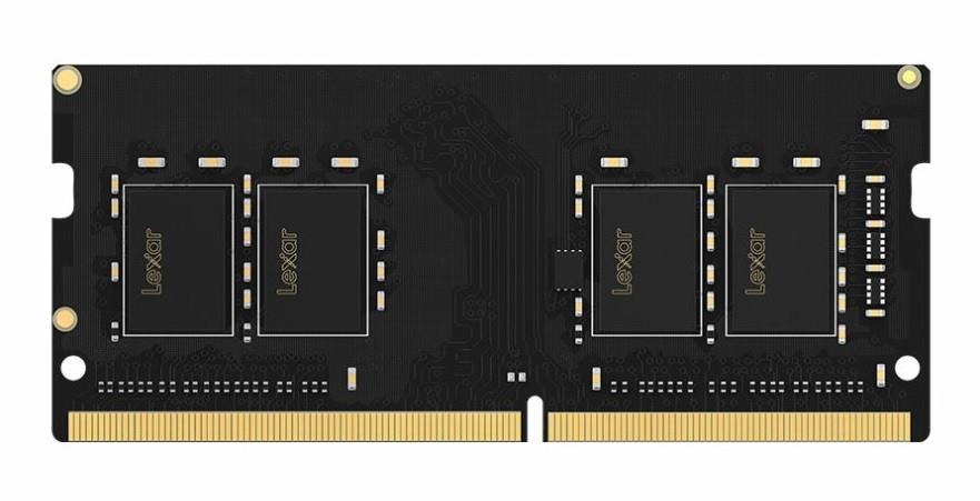 رم نوت بوک DDR4 لکسار تک کاناله 3200 مگاهرتز  ظرفیت 8 گیگابایت Laptop RAM: Lexar SO-DIMM 8GB DDR4 3200MHz CL22