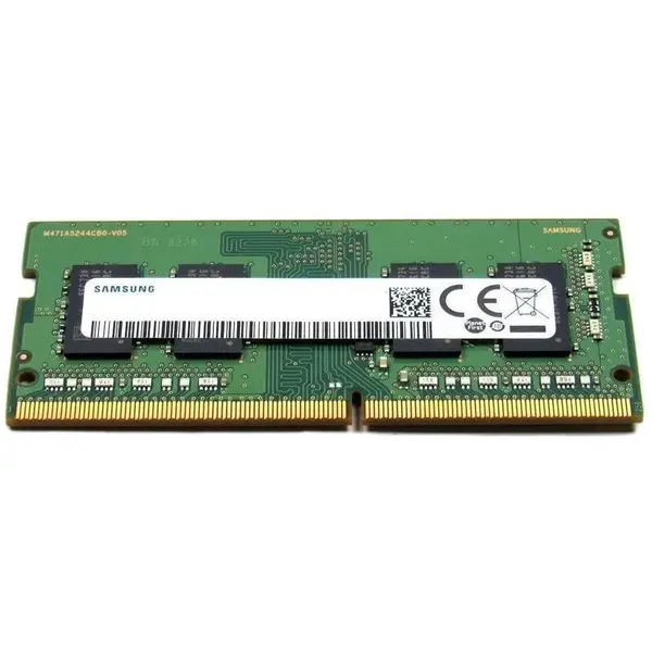 رم لپ تاپ سامسونگ مدل DDR4 3200MHZ ظرفیت 4 گیگابایت Samsung 4GB PC4-3200 SoDimm Notebook RAM Memory Module M471A5143SB1-CRC