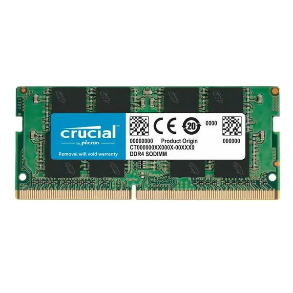 رم لپ تاپ کروشیال مدل DDR4 3200MHZ ظرفیت 8 گیگابایت Crucial 8GB DDR4 3200MHZ 1.2V Laptop Memory - 3