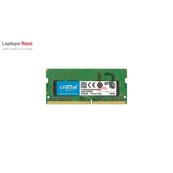 رم لپ تاپ کروشال تک کاناله DDR4 با حافظه 32 گیگابایت و فرکانس 2666 مگاهرتز Crucial 32GB DDR4 2666MHZ 1.2V Laptop Memory