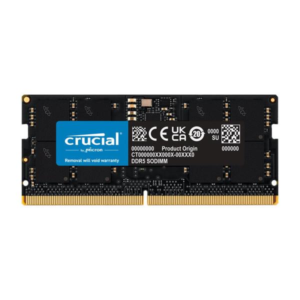 رم کروشیال لپ تاپ DDR5 تک کاناله 4800 مگاهرتز CL40 ظرفیت 32 گیگابایت Crucial DDR5 4800MHz CL40 SINGLE 32GB Channel Laptop RAM