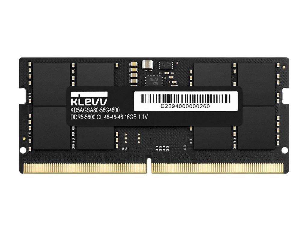 رم لپ تاپ DDR5 کلو 5600MHz مدل KLEVV SODIMM ظرفیت 16 گیگابایت
