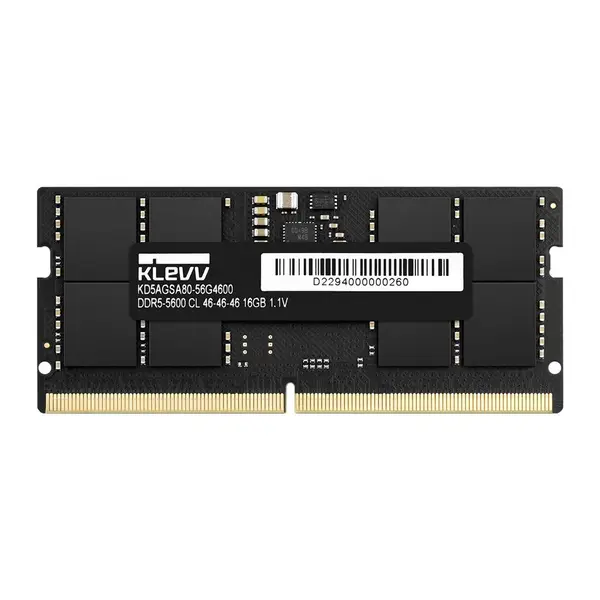 رم لپ تاپ DDR5 کلو 5600MHz مدل KLEVV SODIMM ظرفیت 16 گیگابایت