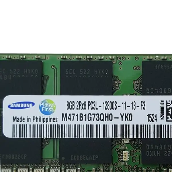 رم لپ تاپ سامسونگ ۸ گیگابایت DDR۳ با فرکانس ۱۶۰۰ مگاهرتز SAMSUNG PC3L-12800 DDR3 8GB 1600MHz Laptop Memory - 2