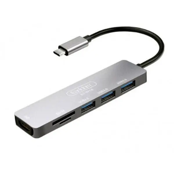 هاب و کارت خوان تایپ سی ارلدام Earldom ET-W18 Type-C Hub
