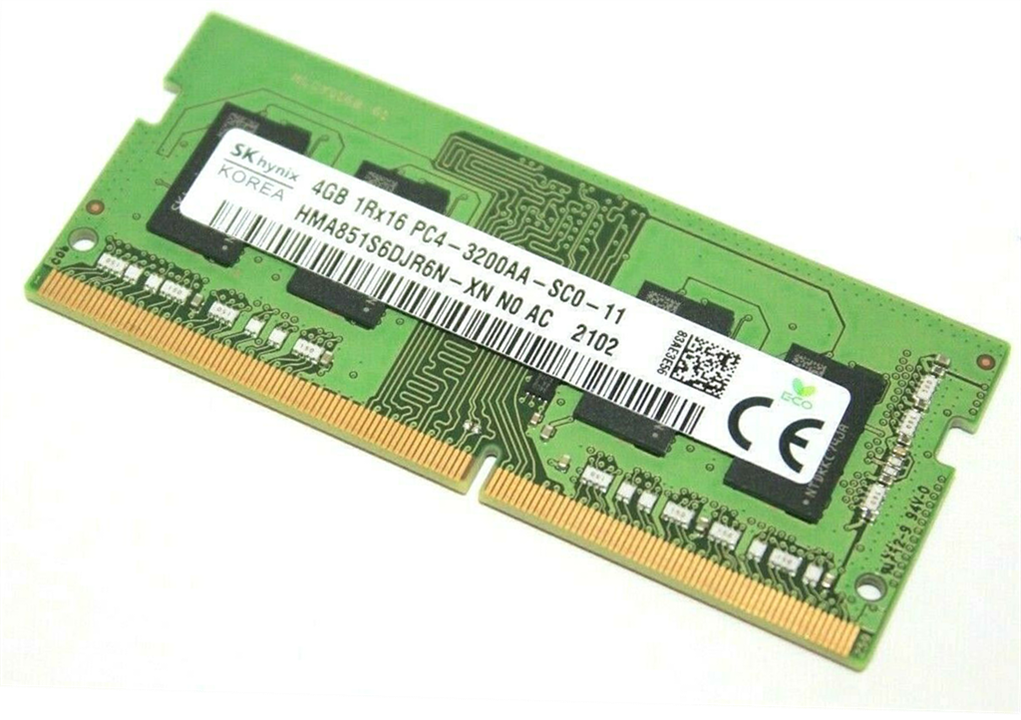 رم لپ تاپ اس کی هاینیکس hynix  مدل DDR4 3200 Mhz ظرفیت 4 گیگابایت hynix  DDR4 4GB 3200 MHZ 1.2V Laptop Memory