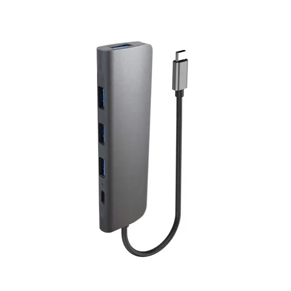 هاب یو اس بی USB Hub داک استیشن کی نت مدل K-MFCMS305