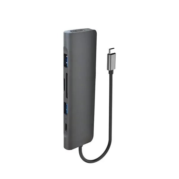 هاب یو اس بی USB Hub داک استیشن کی نت مدل K-MFCMS606