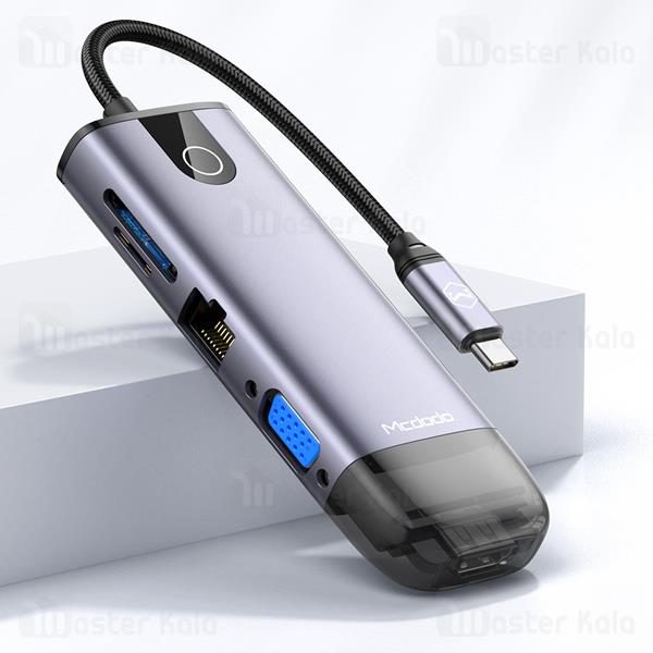 هاب چند کاره مک دودو Mcdodo HU-742 10 in 1 USB-C HUB USB3.0 HDMI 4K