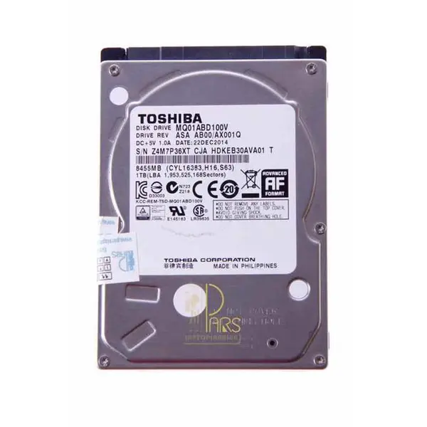 هارددیسک توشیبا لپ تاپ مدل MQ01ABD100V 1TB