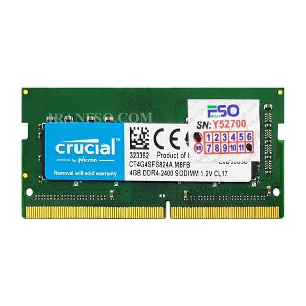 RAM Laptop Crucial 4GB 2400 DDR4 - - 2