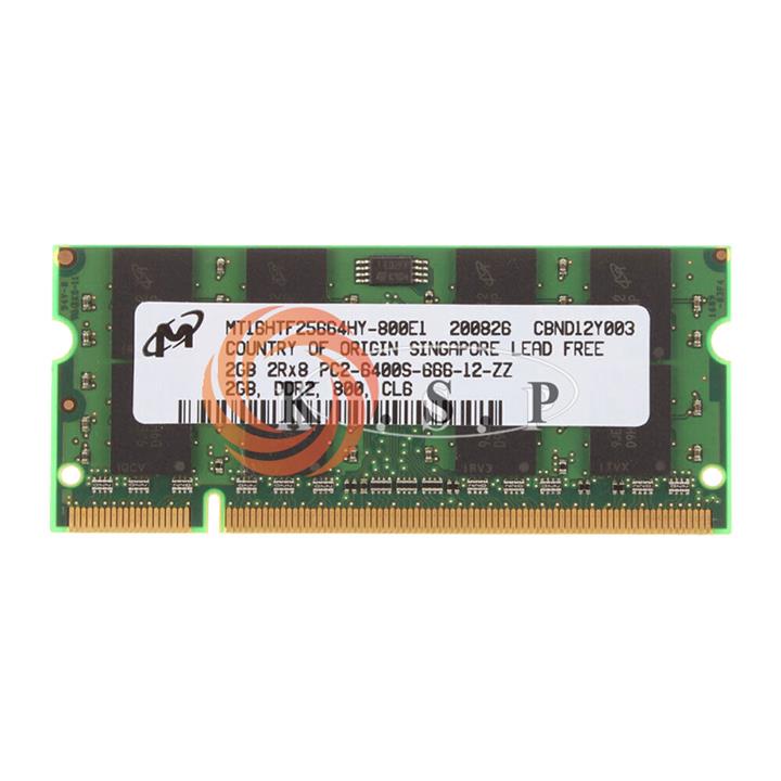 رم لپ تاپ  Ram Micron 2G DDR2 PC2 6400