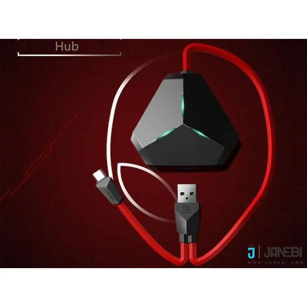 هاب و تبدیل آلینز RU U3 ریمکس Remax RU U3 Aliens 3 USB HUb + OTG