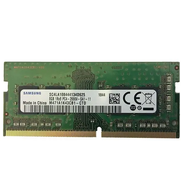 رم لپ تاپ سامسونگ با حافظه ۸ گیگابایت و فرکانس ۲۶۶۶ مگاهرتز SAMSUNG DDR4 8GB 2666Mhz 1.2V Laptop Memory