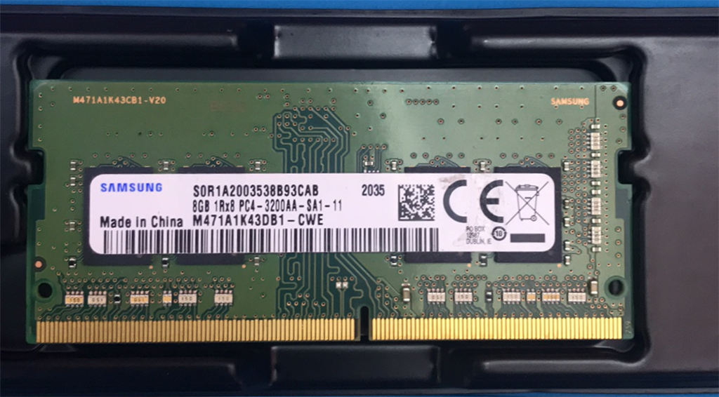 رم لپ تاپ سامسونگ مدل SAMSUNG DDR4 3200 MHz ظرفیت 8 گیگابایت