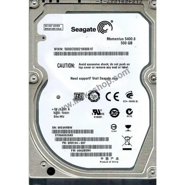 هارد لپ تاپ سیگیت Seagate 500GB SATA II 5400RPM