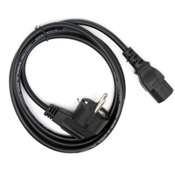 کابل برق سه پین منبع تغذیه کامپیوتر تسکو مدل TC 85 طول 2 متر Tsco TC 85 3-Pin Power Cable 2M - 4