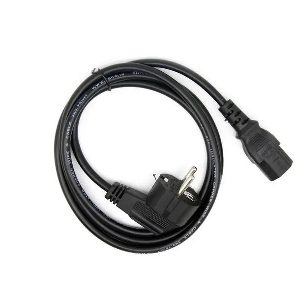 کابل برق سه پین منبع تغذیه کامپیوتر تسکو مدل TC 85 طول 2 متر Tsco TC 85 3-Pin Power Cable 2M - 3