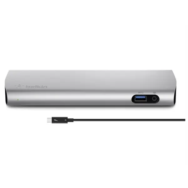 داک هابThunderbolt 3 بلکین مدل F4U095vf داک بلکین Thunderbolt 3 Express Docking Station به همراه یک متر کابل اتصال