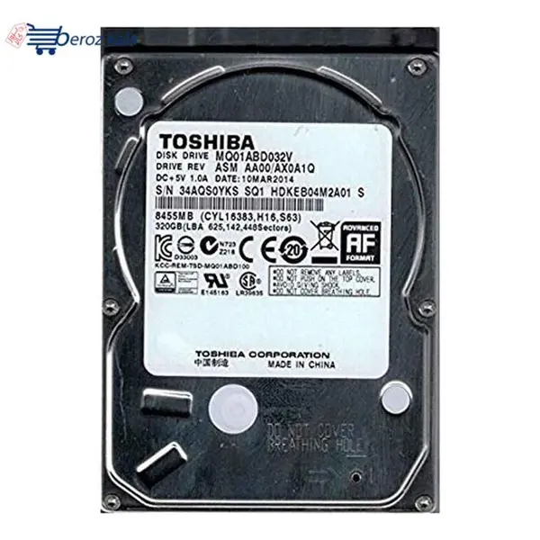 هارد لپ تاپ توشیبا Toshiba 320GB SATA II 5400RPM Laptop 320GB Sata 5400 RPM Hard Disk
