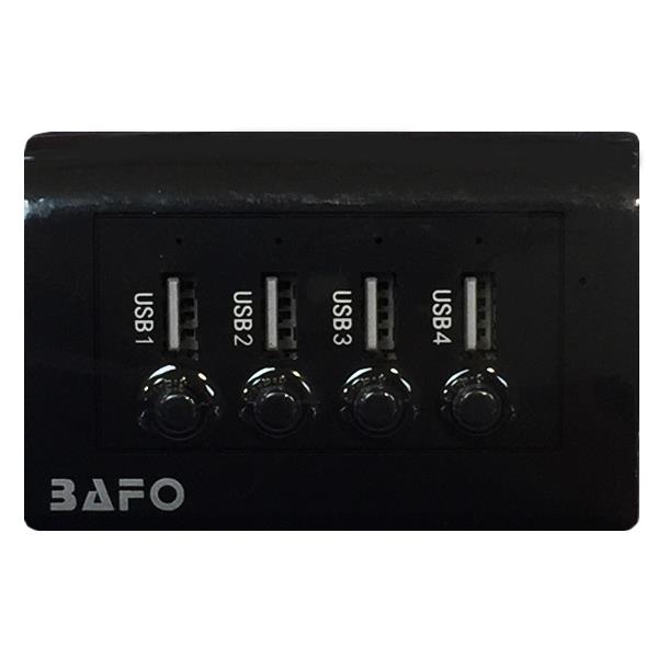 هاب USB 2.0 چهار پورت بافو مدل BF-H303 -