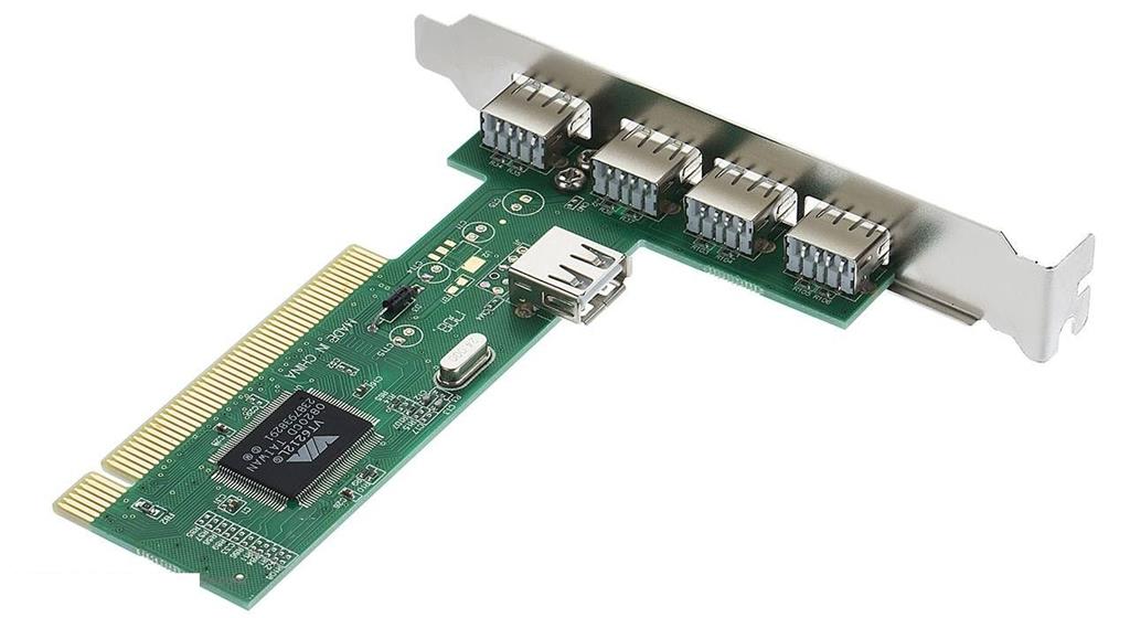 هاب USB2.0 چهار  پورت PCI پی نت P-net 4 Port USB 2.0 PCI Card