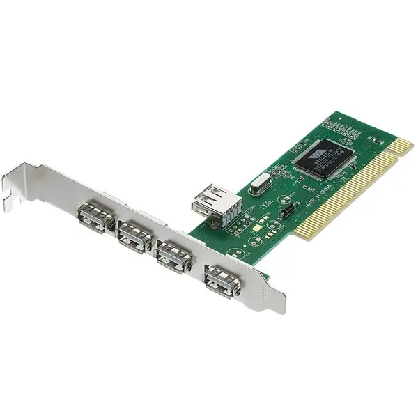 هاب USB2.0 چهار پورت PCI پی نت P-net 4 Port USB 2.0 PCI Card - 5