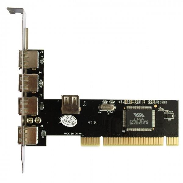 هاب USB 2.0 پنج پورت PCI ویپرو مدل WP-005 -