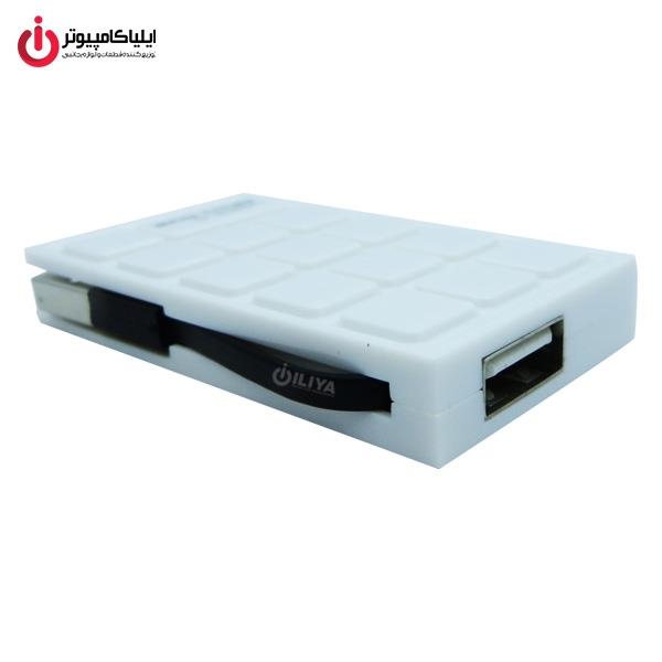 هاب USB2 چهار پورت فرانت مدل FN-U2H400                                          Faranet FN-U2H400 4Port USB2 Hub