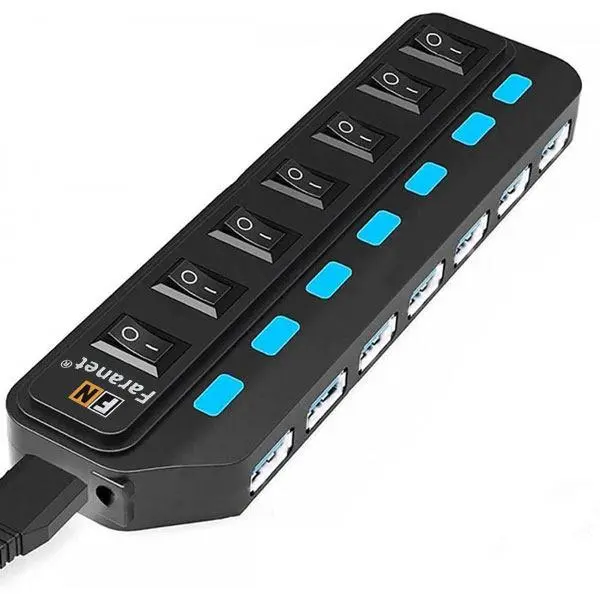 هاب USB 3.0 هفت پورت فرانت مدل FN-U3H701S FARANET FN-U3H701S 7Port USB 3.0 Hub