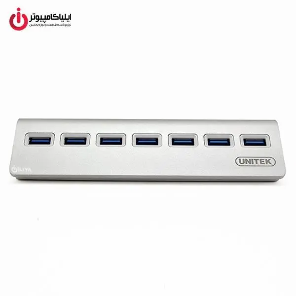 هاب USB 3.0 هفت پورت با قابلیت شارژ یونیتک مدلY-3187 Unitek Y-3187 7Port USB 3.0 Charging Hub