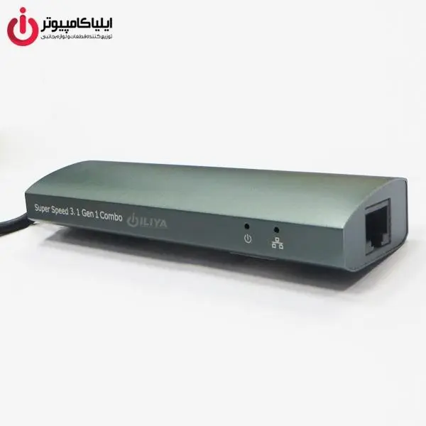 هاب USB3.1 Type-C سه پورت و کارت شبکه اکسترنال فرانت مدلFN-UCE200 Faranet FN-UCE200 3Port Type-C USB3.1 Hub With Gigabit Ethernet Adapter