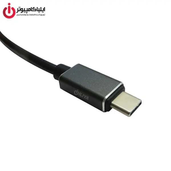 هاب USB3.1 Type-C سه پورت و کارت شبکه اکسترنال فرانت مدلFN-UCE200 Faranet FN-UCE200 3Port Type-C USB3.1 Hub With Gigabit Ethernet Adapter