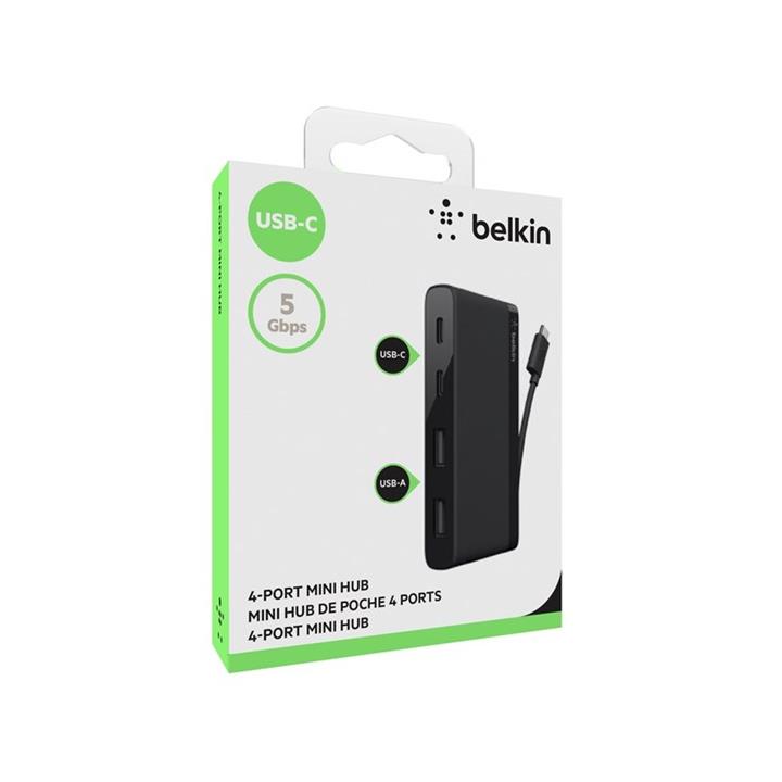 هاب USB-C چهار پورت بلکین مدل F4U090 Belkin F4U090 USB-C Four Port Hub