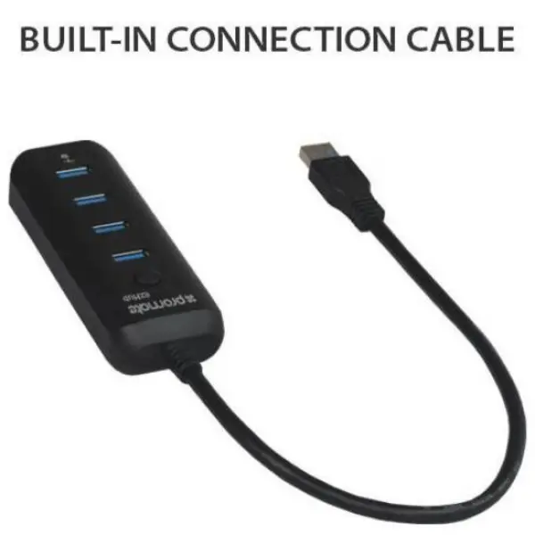 هاب USB پرومیت EZHub Promate EZHub 4 Port USB 3.0 Hub