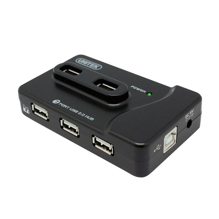 هاب USB شش پورت با قابلیت شارژ یونیتک مدل Y-2072 ا Y-2072 USB2.0 6Port Hub with Charging Port کد 1893