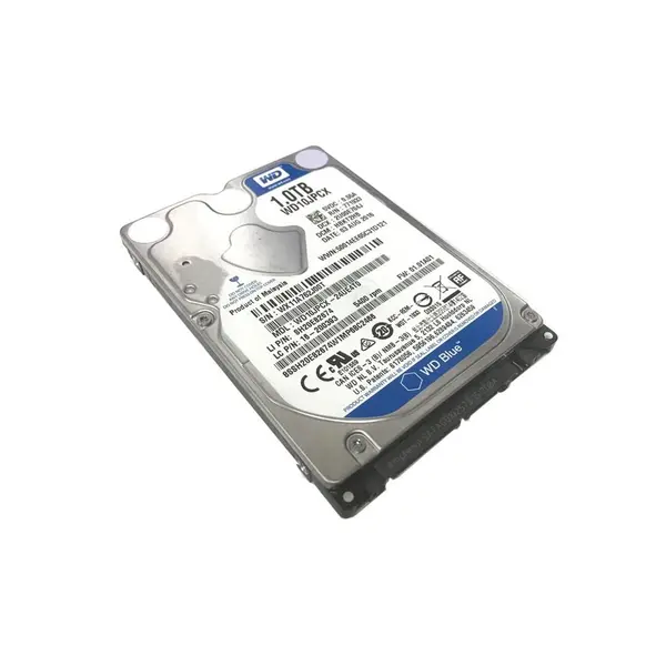 هارد دیسک لپ تاپ وسترن دیجیتال مدل WD10JPCX ظرفیت 1 ترابایت Western Digital WD10JPCX BLUE 1TB NoteBook Hard Drive