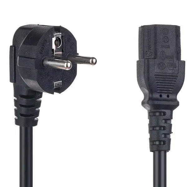 کابل برق سه پین منبع تغذیه کامپیوتر دی-نت طول 10 متر D-net 3-Pin Power Cable 10M - 2